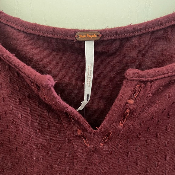 Free People Crocheted/Embroidered Cotton Top - Picture 6 of 6